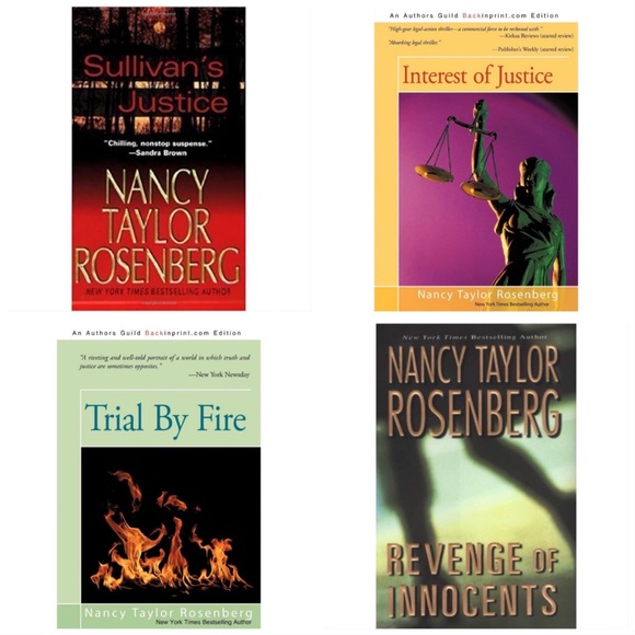 Nancy Taylor Rosenberg Other - 5 Pack Nancy Taylor Rosenberg Hardback Novels 💚